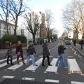 Walking Abbey Road (LtoR) Emily, Madison Phillips, Nate, Jami Fowler, Makenzie
