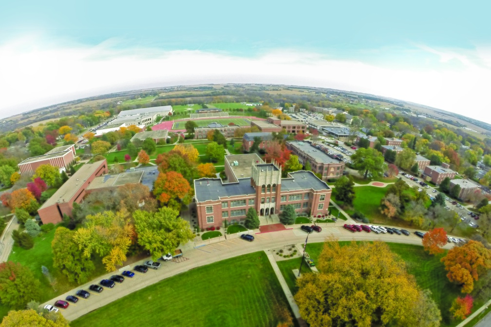 Wide Aerial Campus Photo - Color Adjusted - CMYK